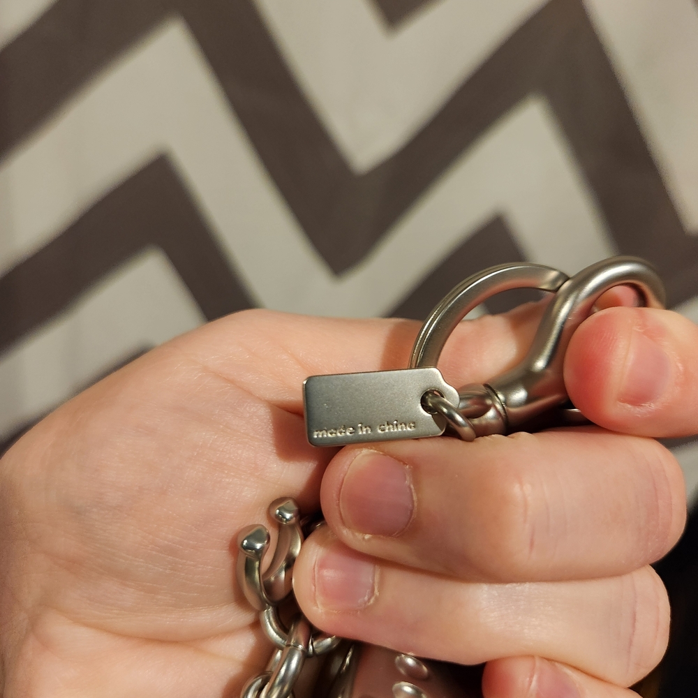 Coach Silver Dice Keychain - Picture 3 of 6
